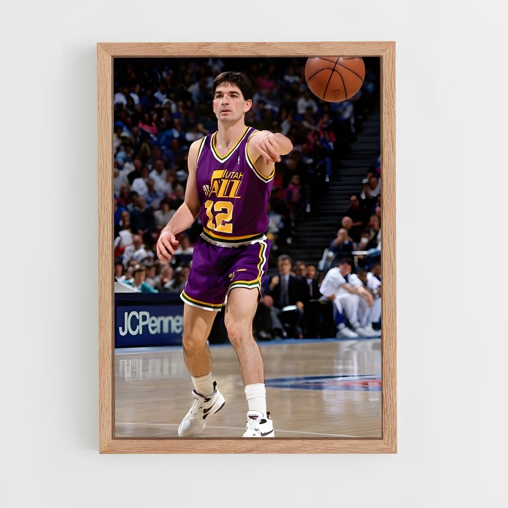 Poster Magic Purple – affiche Basketball (vue 4)